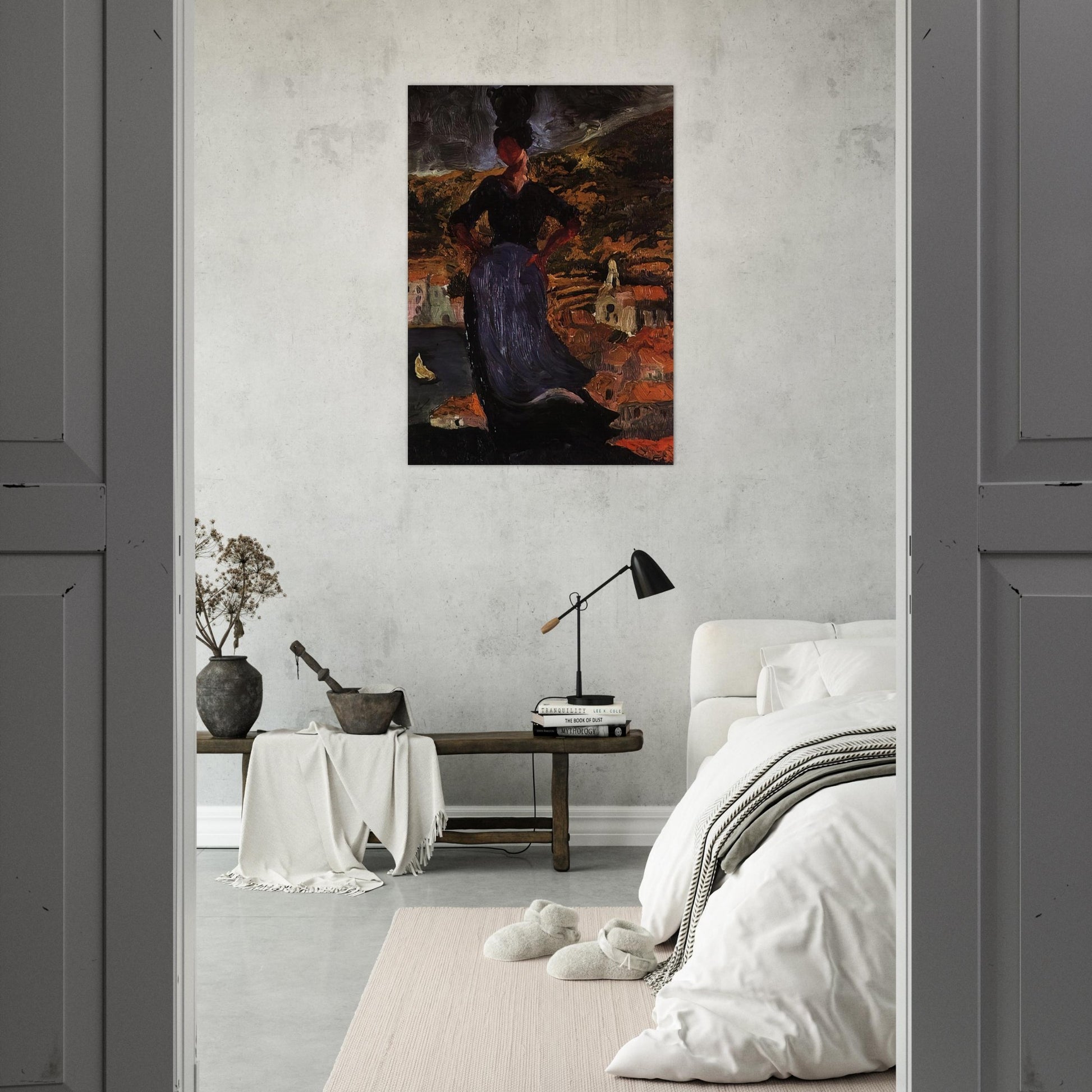 PORTRAIT OF HORTENSIA - Salvador Dali Brushed Aluminum Print - 70x100 cm / 28x40 inches | Salvador Dali Aluminum Print | Salvador Dali Prints