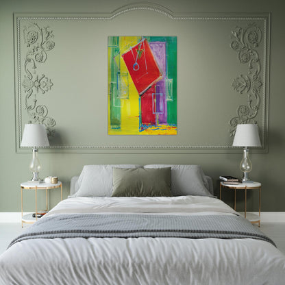 Untitled - Hans Hofmann Brushed Aluminum Print - 70x100 cm / 28x40 inches | Hans Hofmann Aluminum Print | Hans Hofmann Prints