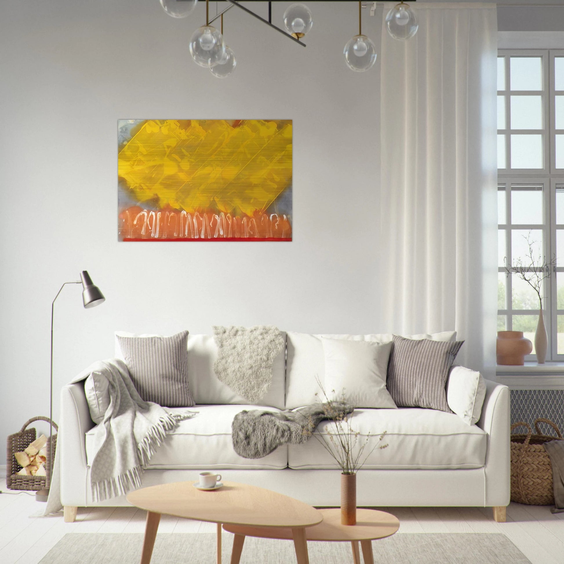 Cathay - 1979 - Albert Irvin Brushed Aluminum Print - 70x100 cm / 28x40 inches | Albert Irvin Aluminum Print | Albert Irvin Prints