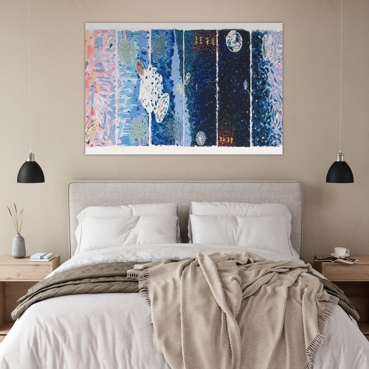 At Sea Japan - 1980 - Jennifer Bartlett Art Prints - 100x150 cm / 40x60″ inches | Jennifer Bartlett Poster | Jennifer Bartlett Prints
