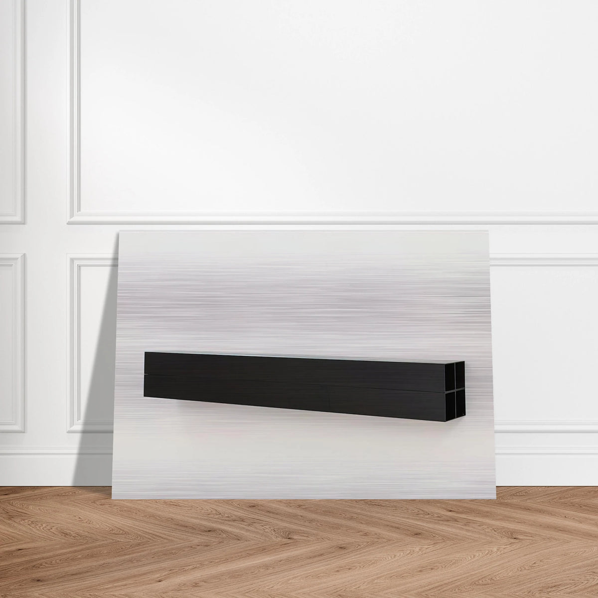 Untitled - 1990 - Donald Judd Brushed Aluminum Print - 70x100 cm / 28x40 inches | Donald Judd Aluminum Print | Donald Judd Prints