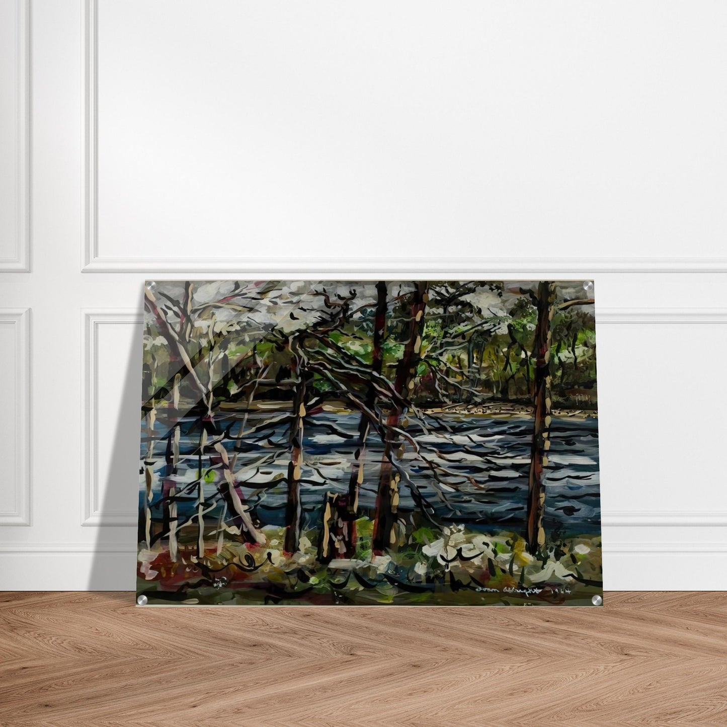 ST MARY S RIVER GEORGIA 1964 - Ivan Albright Acrylic Print - 70x100 cm / 28x40″ inches | Ivan Albright Wall Art | Ivan Albright Prints