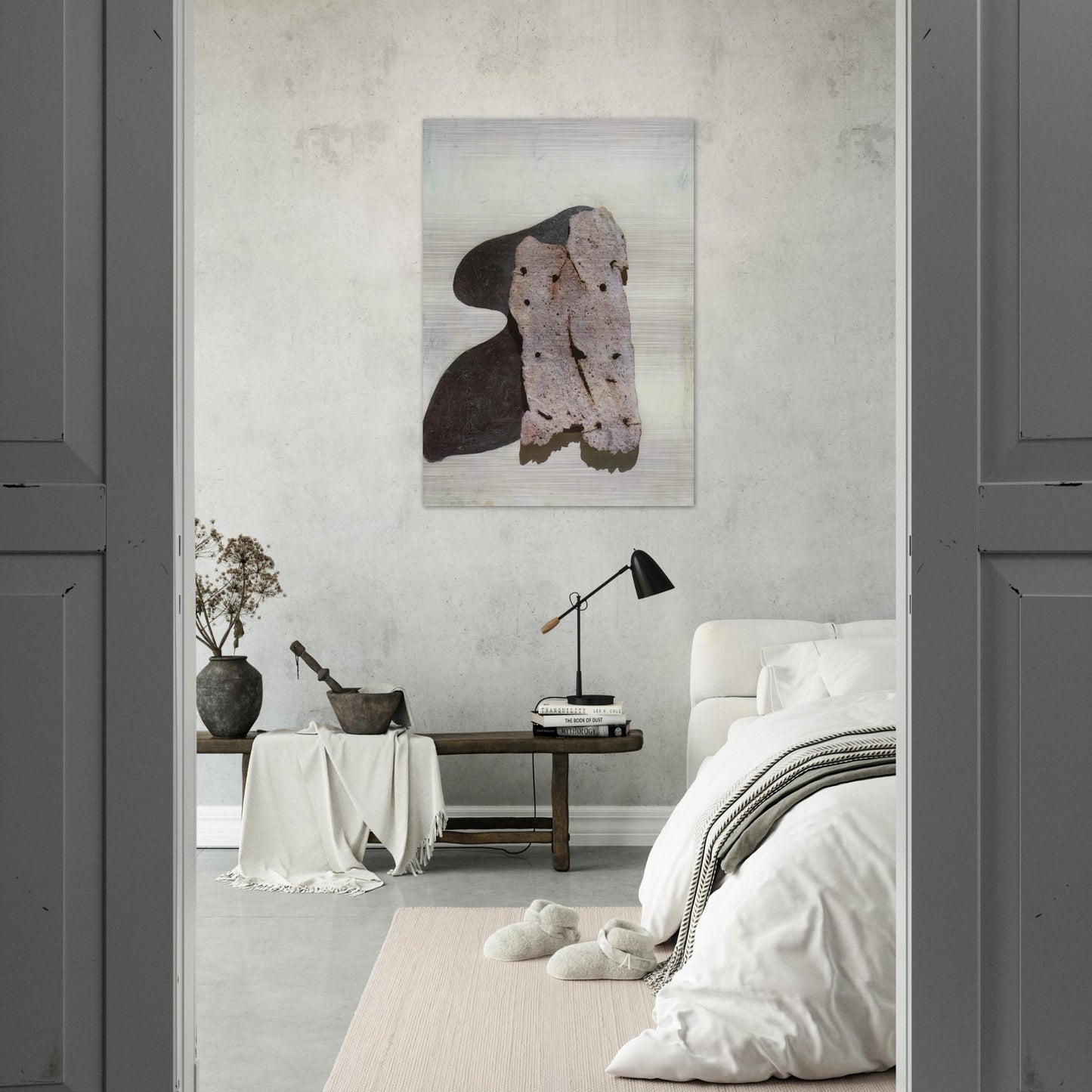 FEMALE NUDE - Salvador Dali Brushed Aluminum Print - 70x100 cm / 28x40 inches | Salvador Dali Aluminum Print | Salvador Dali Prints
