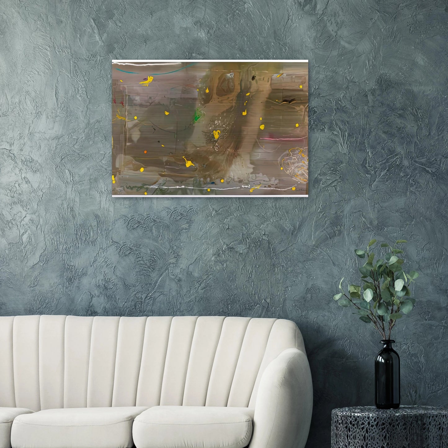 Halley’s Comet, 1985- - Helen Frankenthaler Brushed Aluminum Print - 70x100 cm / 28x40 inches | Helen Frankenthaler Aluminum Print | Helen Frankenthaler Prints