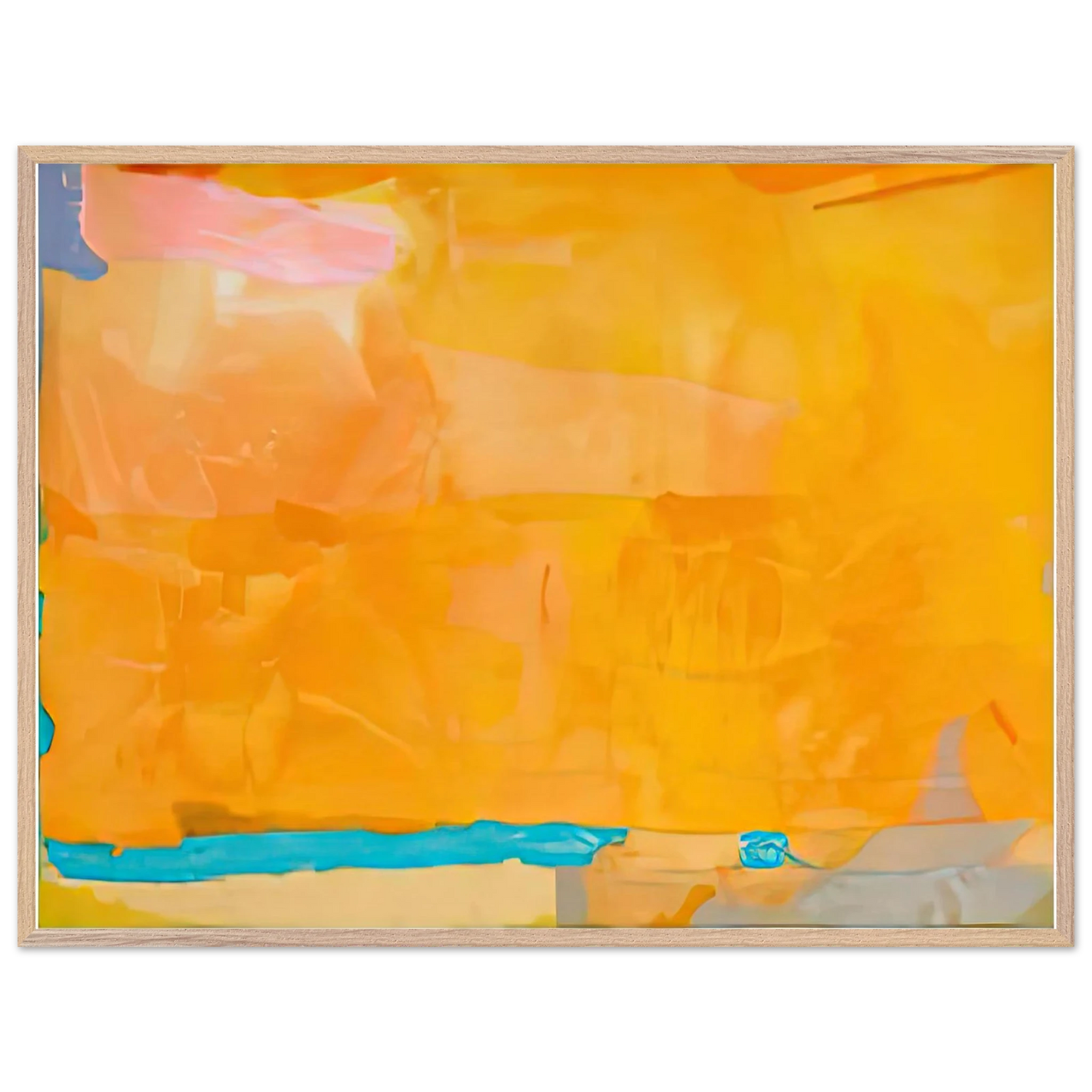 Helen Frankenthaler - Royal Fireworks, 1975- Wall Art - 28x40 inches / 70x70 cm - Canvas (Imperial)-canvas - -
