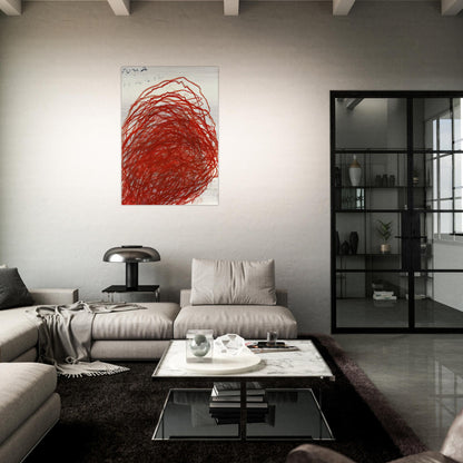 Suma - Cy Twombly Brushed Aluminum Print - 70x100 cm / 28x40 inches | Cy Twombly Aluminum Print | Cy Twombly Prints