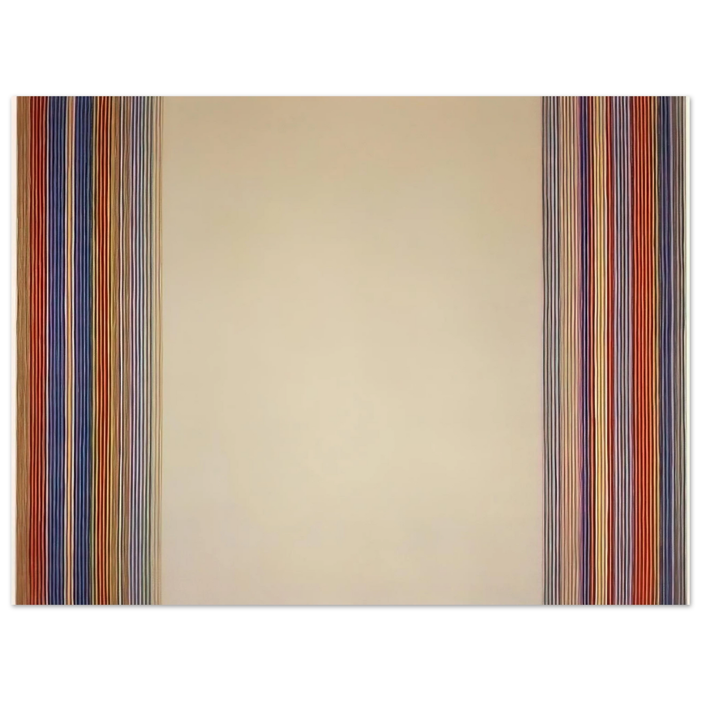 Gene Davis - King's Gate - 1978  75x100 cm / 30x40inches Fine Art Poster