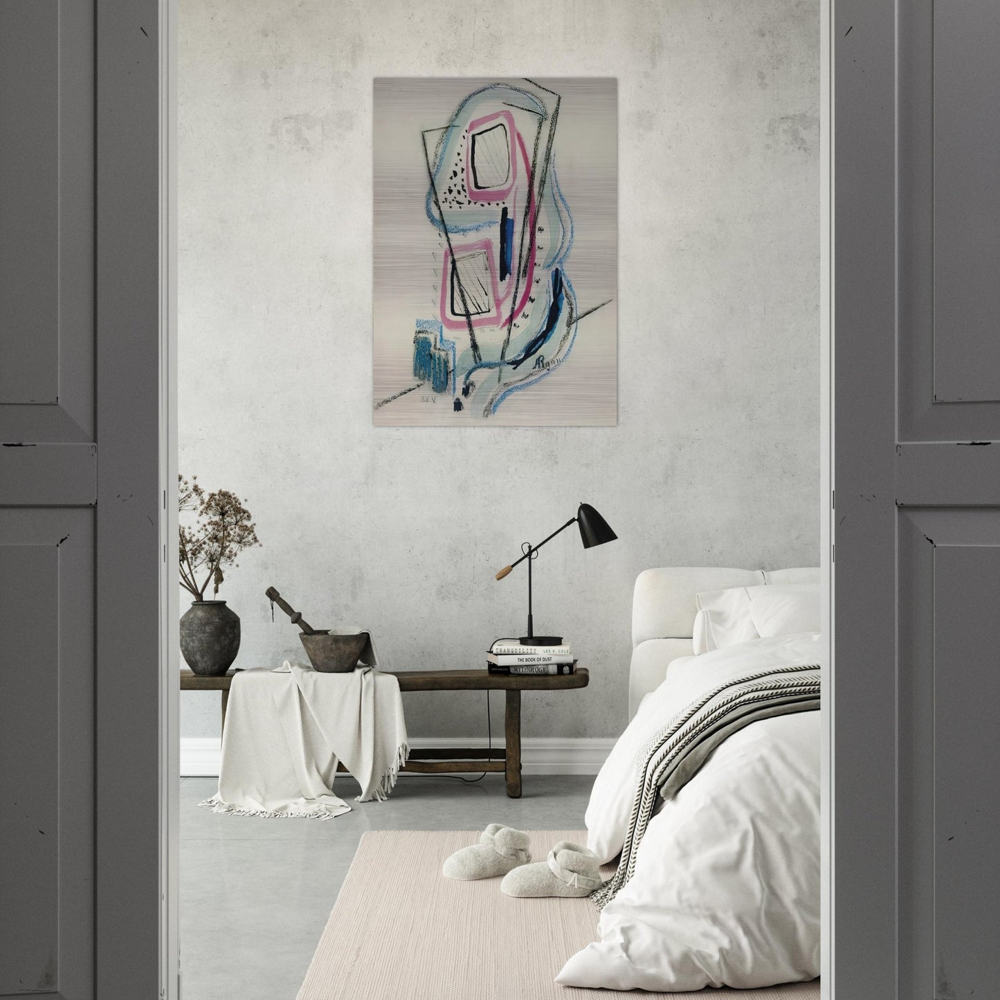 XXV - 1940 - Anne Ryan Brushed Aluminum Print - 70x100 cm / 28x40 inches | Anne Ryan Aluminum Print | Anne Ryan Prints