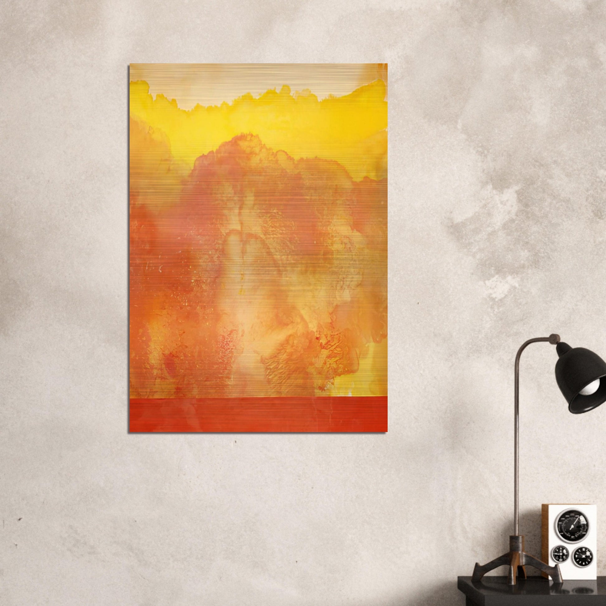 Pathfinder - 1970 - Ronnie Landfield Brushed Aluminum Print - 70x100 cm / 28x40 inches | Ronnie Landfield Aluminum Print | Ronnie Landfield Prints