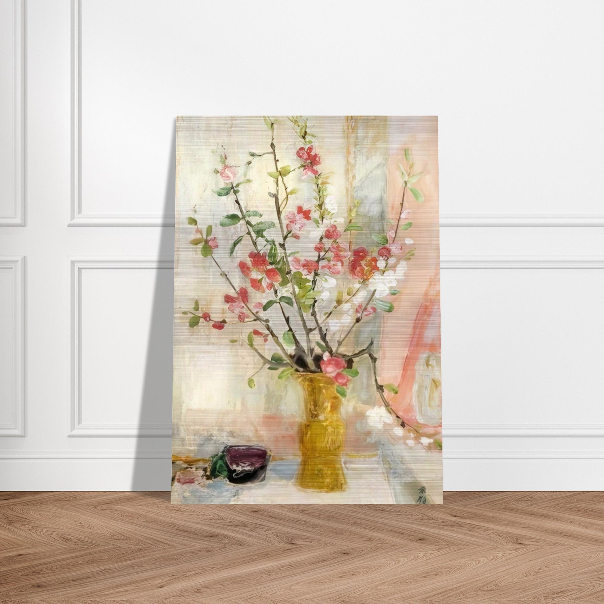 Les Pommeirs Du Japon - Post-Impressionism - Le Pho Brushed Aluminum Print - 70x100 cm / 28x40 inches | Le Pho Aluminum Print | Le Pho Prints