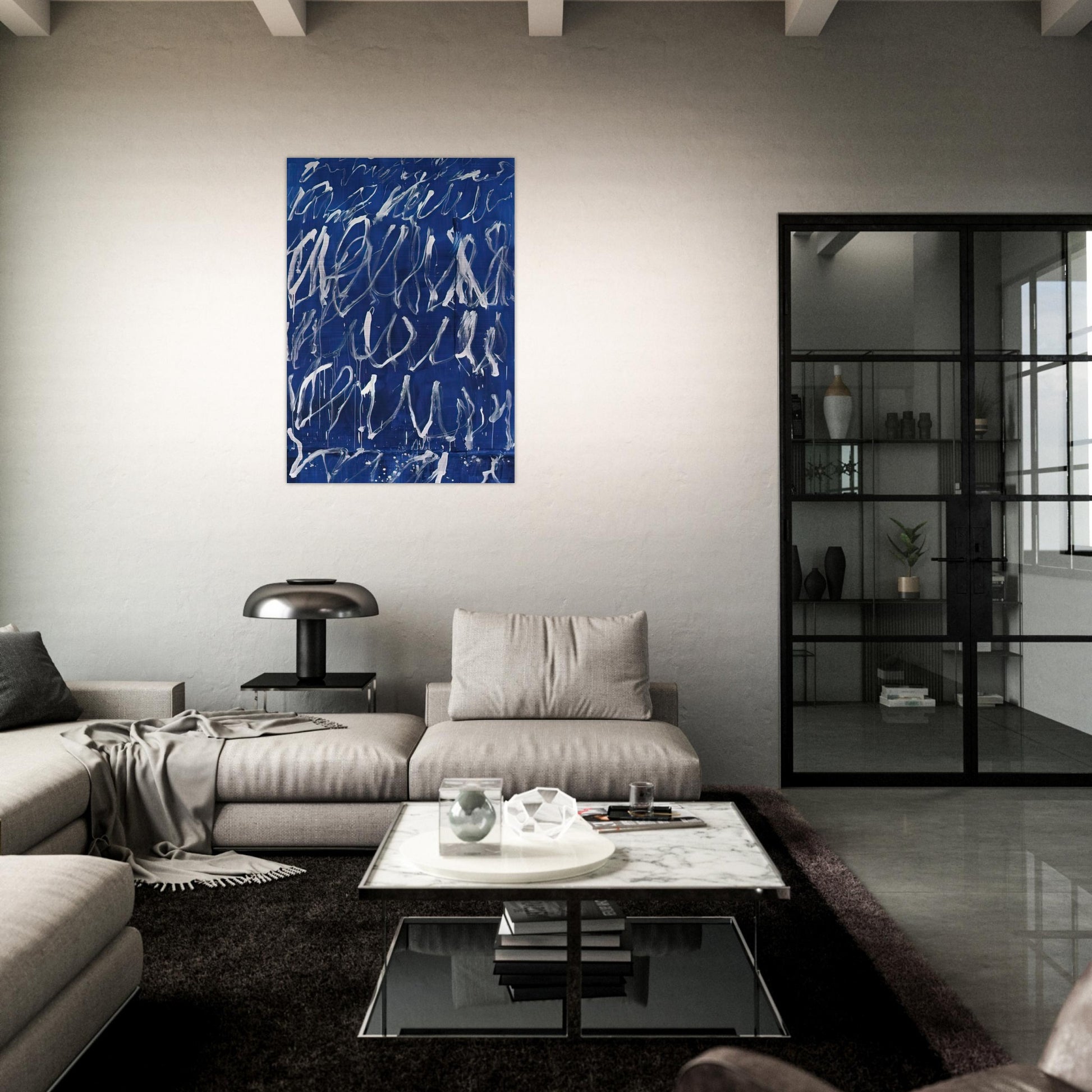 Untitled - Cy Twombly Brushed Aluminum Print - 70x100 cm / 28x40 inches | Cy Twombly Aluminum Print | Cy Twombly Prints