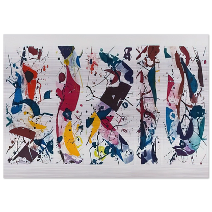 Untitled SFE 020  Lembark I53  - Sam Francis Brushed Aluminum Print - 70x100 cm / 28x40 inches | Sam Francis Aluminum Print | Sam Francis Prints