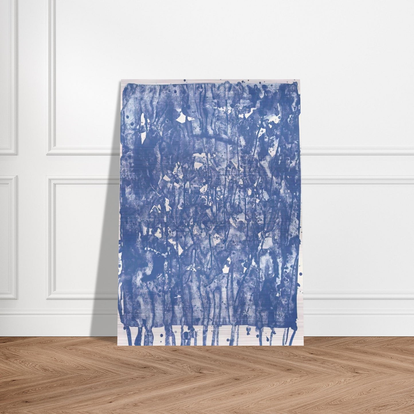 Untitled  from Papierski Portfolio   SF 351  - Sam Francis Brushed Aluminum Print - 70x100 cm / 28x40 inches | Sam Francis Aluminum Print | Sam Francis Prints
