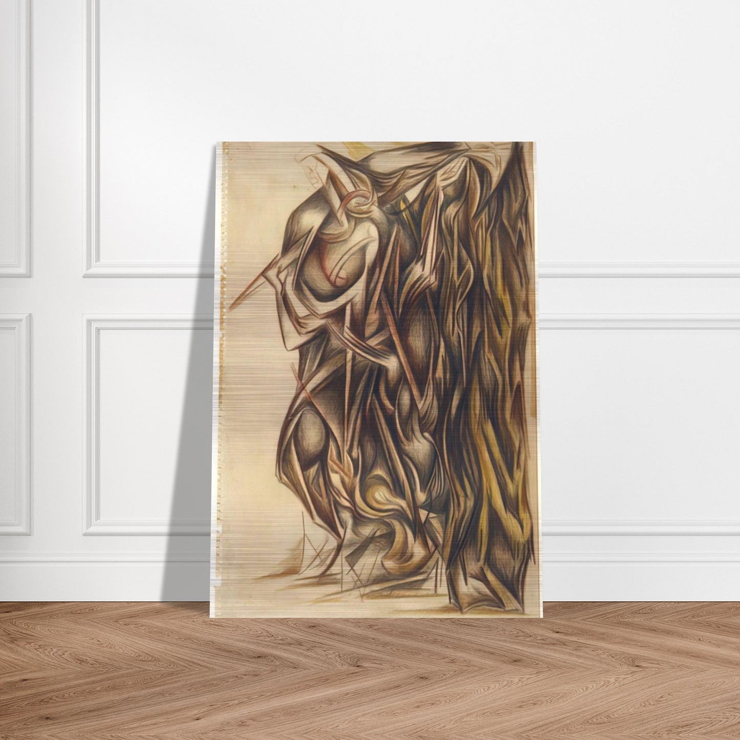 UNTITLED 1941 - Jackson Pollock Brushed Aluminum Print - 70x100 cm / 28x40 inches | Jackson Pollock Aluminum Print | Jackson Pollock Prints