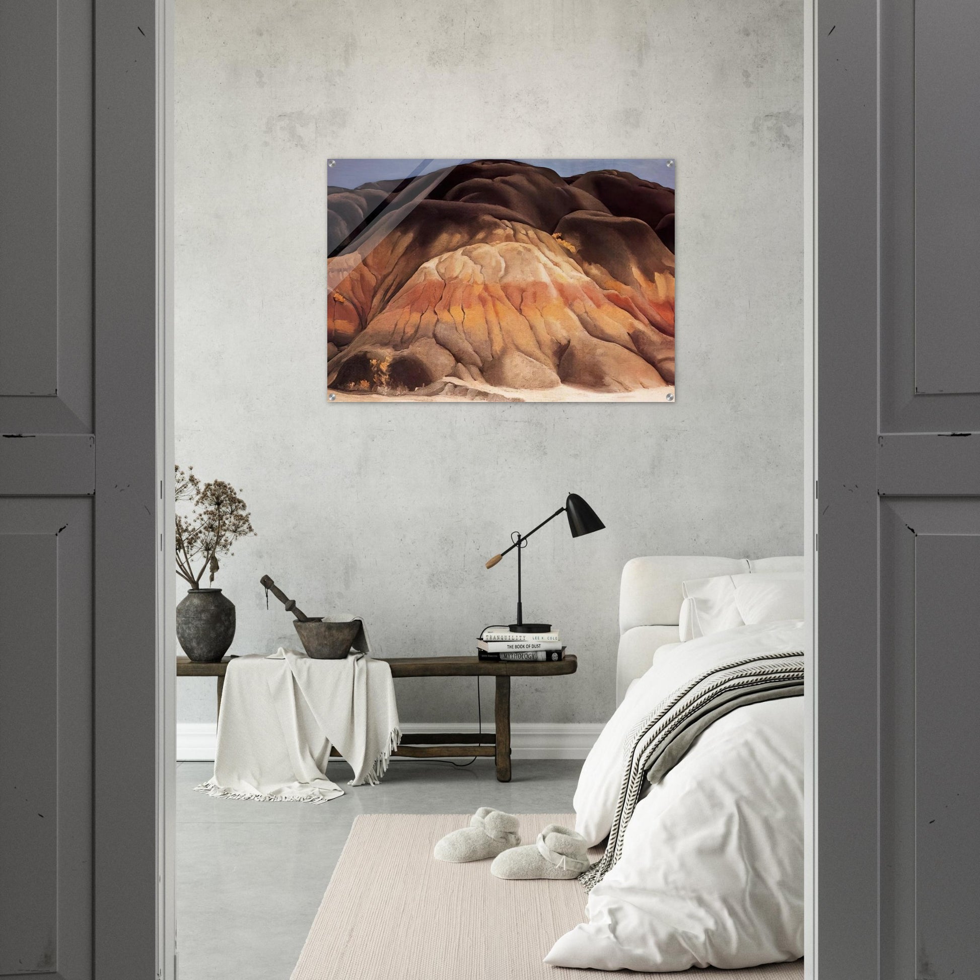Grey Hills - Georgia O'Keeffe Acrylic Print - 70x100 cm / 28x40″ inches