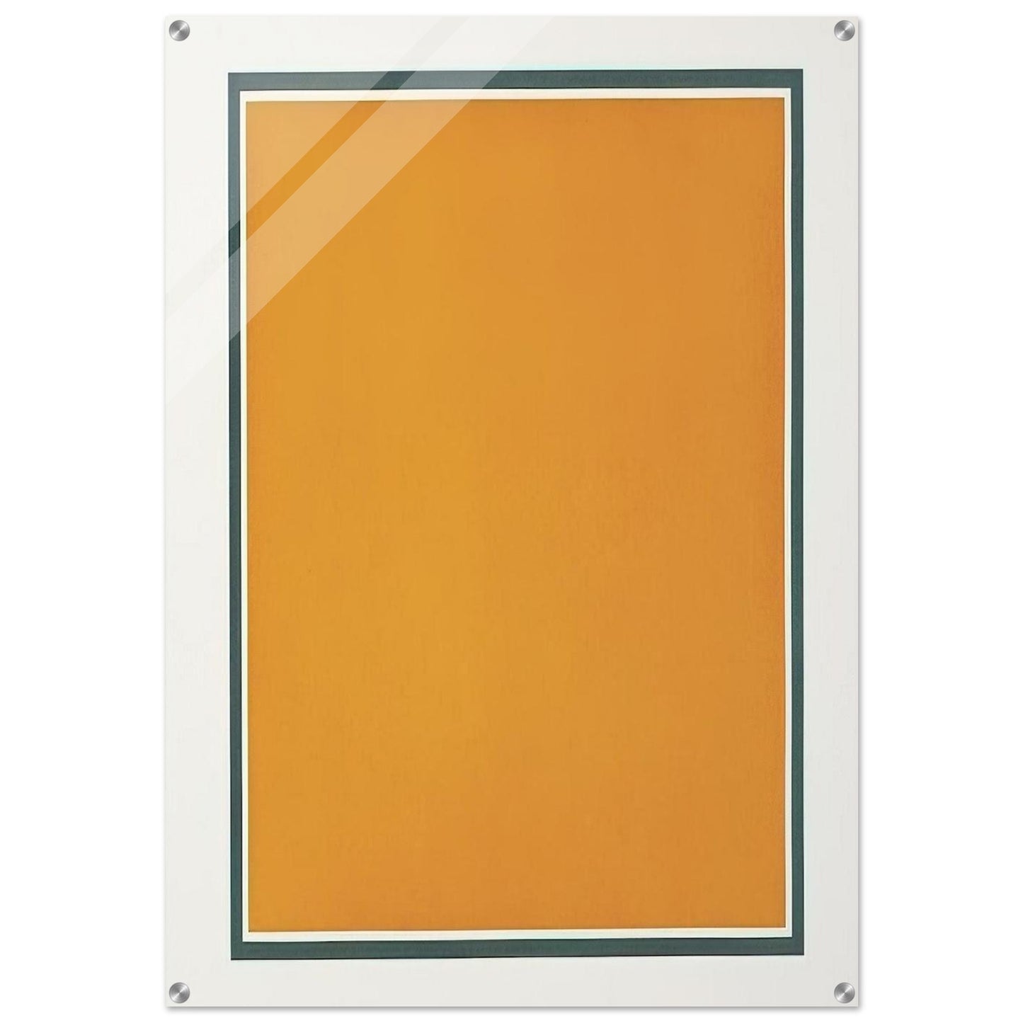 A Square With Colors Superimposed Within a Border - Sol LeWitt Acrylic Print - 70x100 cm / 28x40″ inches