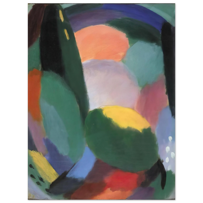 Alexej von Jawlensky - VARIATION GLORREICHER ABEND SOMMERSEGEN II 1917  75x100 cm / 30x40inches Fine Art Poster