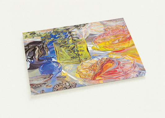 GLASS AND SHELLS 1990 By Janet Fish Pack of 10 Post Cards | Janet Fish Post Cards | A6 (10.5 x 14.8 cm) - 4.1 x 5.8 inches