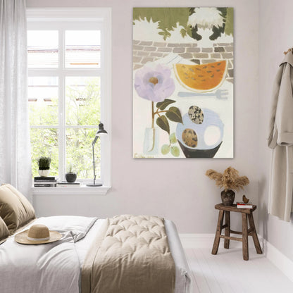 A Slice of Melon - 1990 - Mary Fedden Art Prints - 100x150 cm / 40x60″ inches | Mary Fedden Poster | Mary Fedden Prints