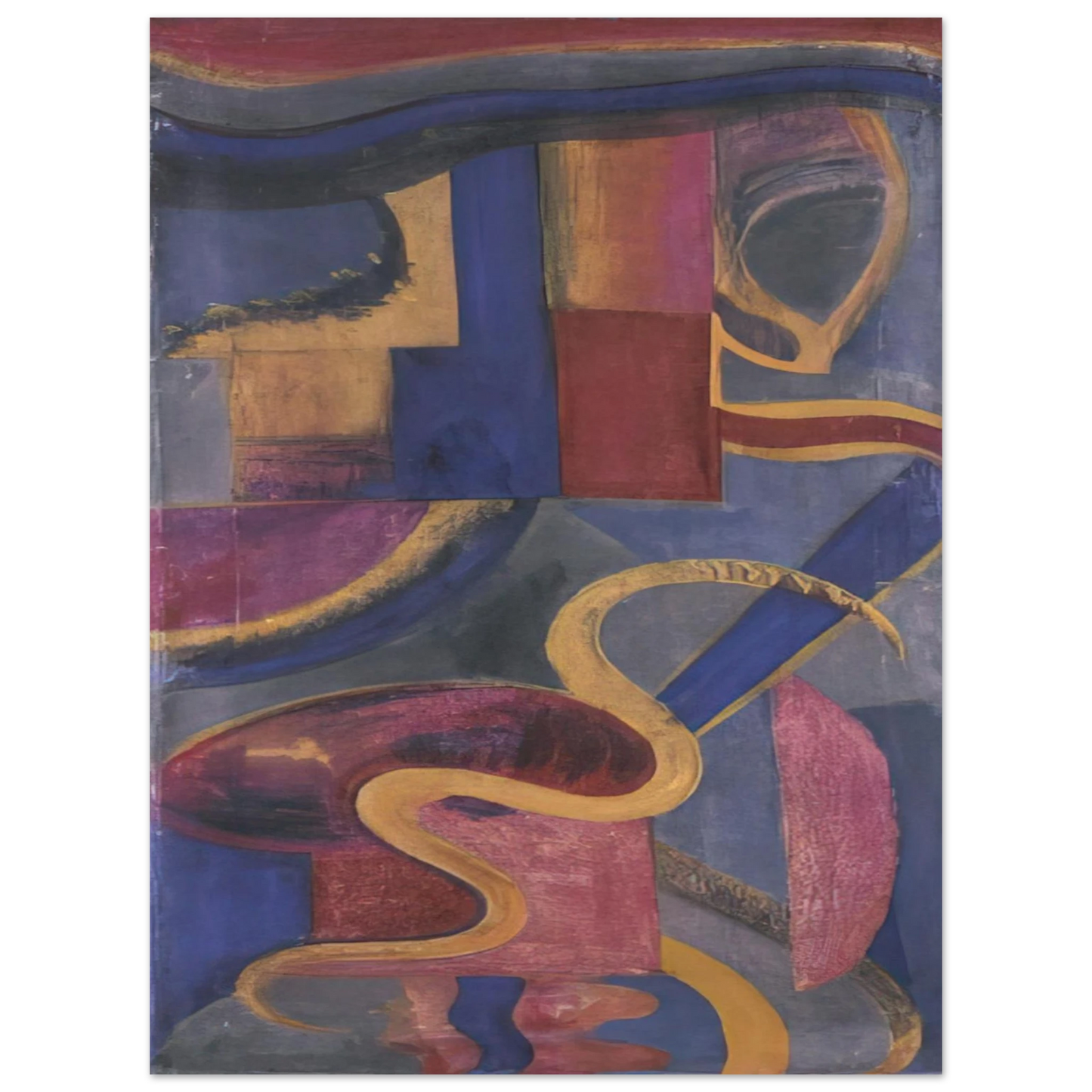 Julius Evola - Composizione Dada - Abstract Art  75x100 cm / 30x40inches Fine Art Poster