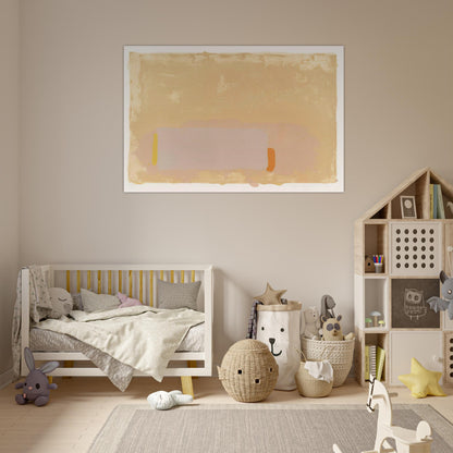 Brown-Beige-Pink - 1971 - John Hoyland Art Prints - 100x150 cm / 40x60″ inches | John Hoyland Poster | John Hoyland Prints