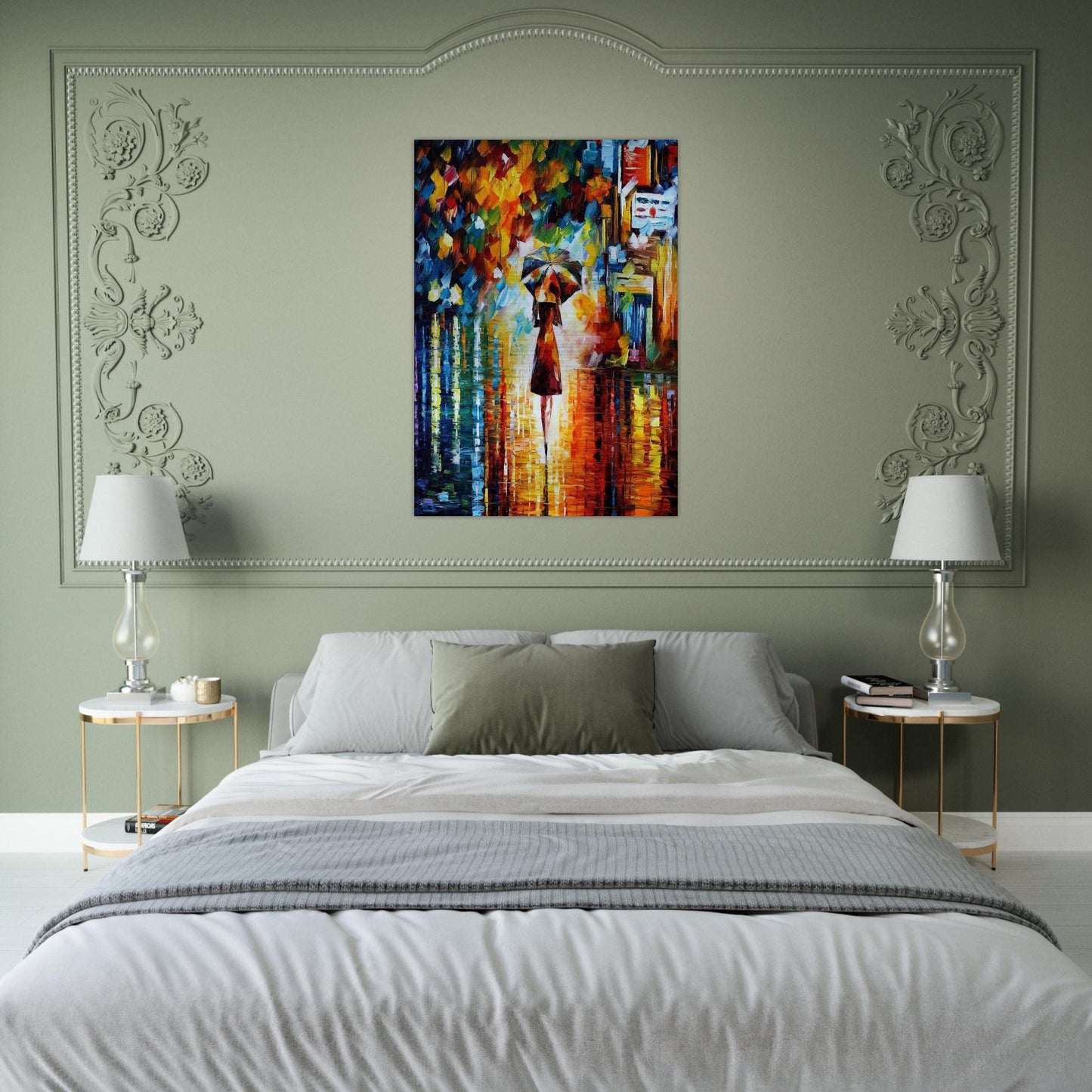 Leonid Afremov - Leonid Afremov Brushed Aluminum Print - 70x100 cm / 28x40 inches | Leonid Afremov Aluminum Print | Leonid Afremov Prints