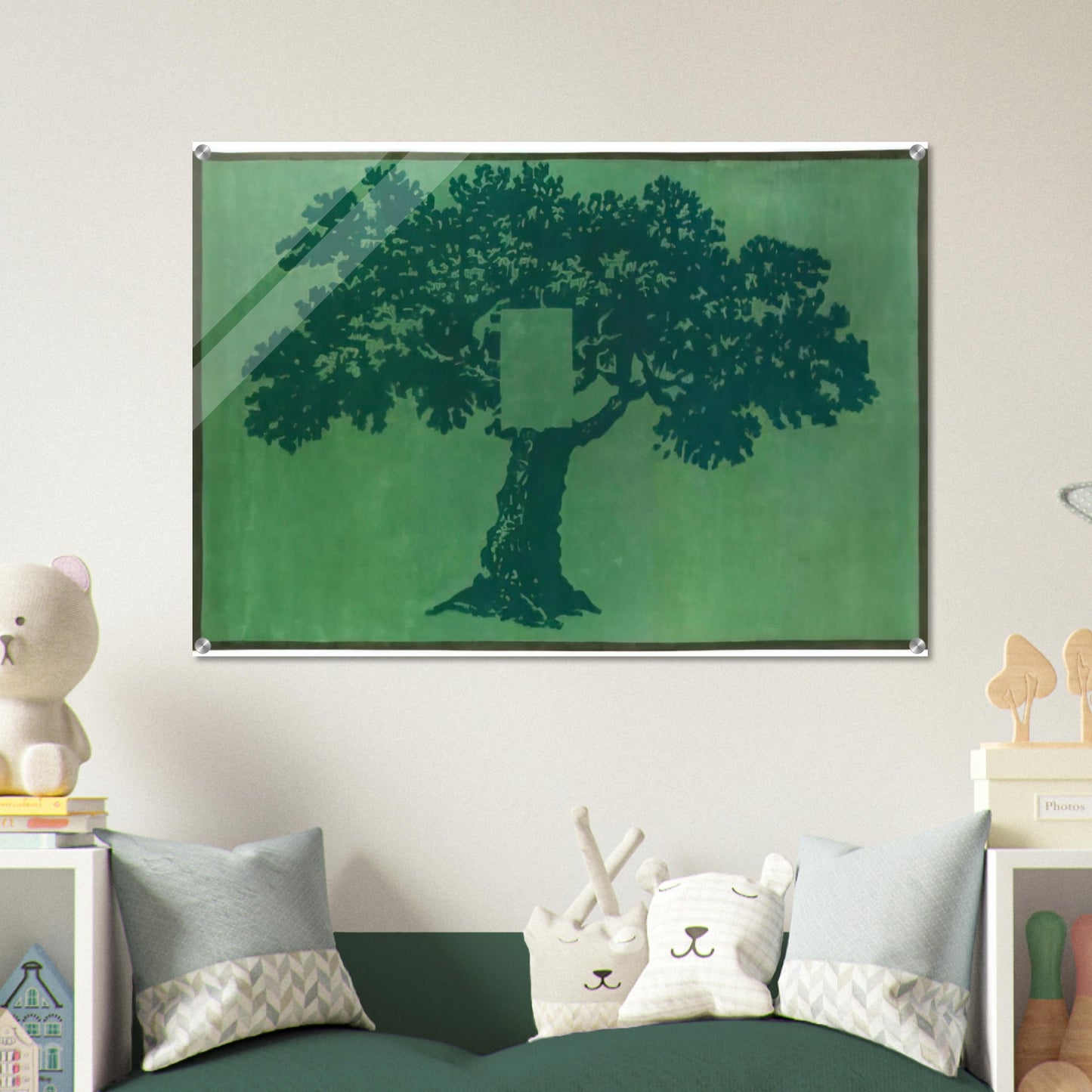 Albero Per Terra - 1984 - Mario Schifano Acrylic Print - 70x100 cm / 28x40″ inches