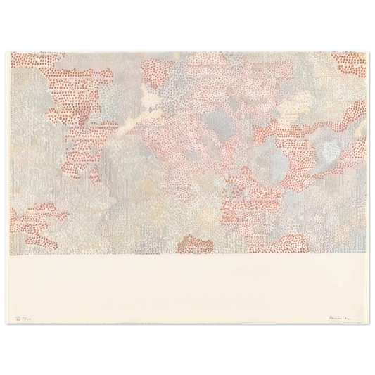 Nancy Graves - MASKELYNE DA REGION OF THE MOON FROM THE SERIES LUNAR MAPS 1972  75x100 cm / 30x40inches Fine Art Poster