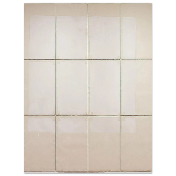 Robert Ryman - Classico 5 - 1968  75x100 cm / 30x40inches Fine Art Poster