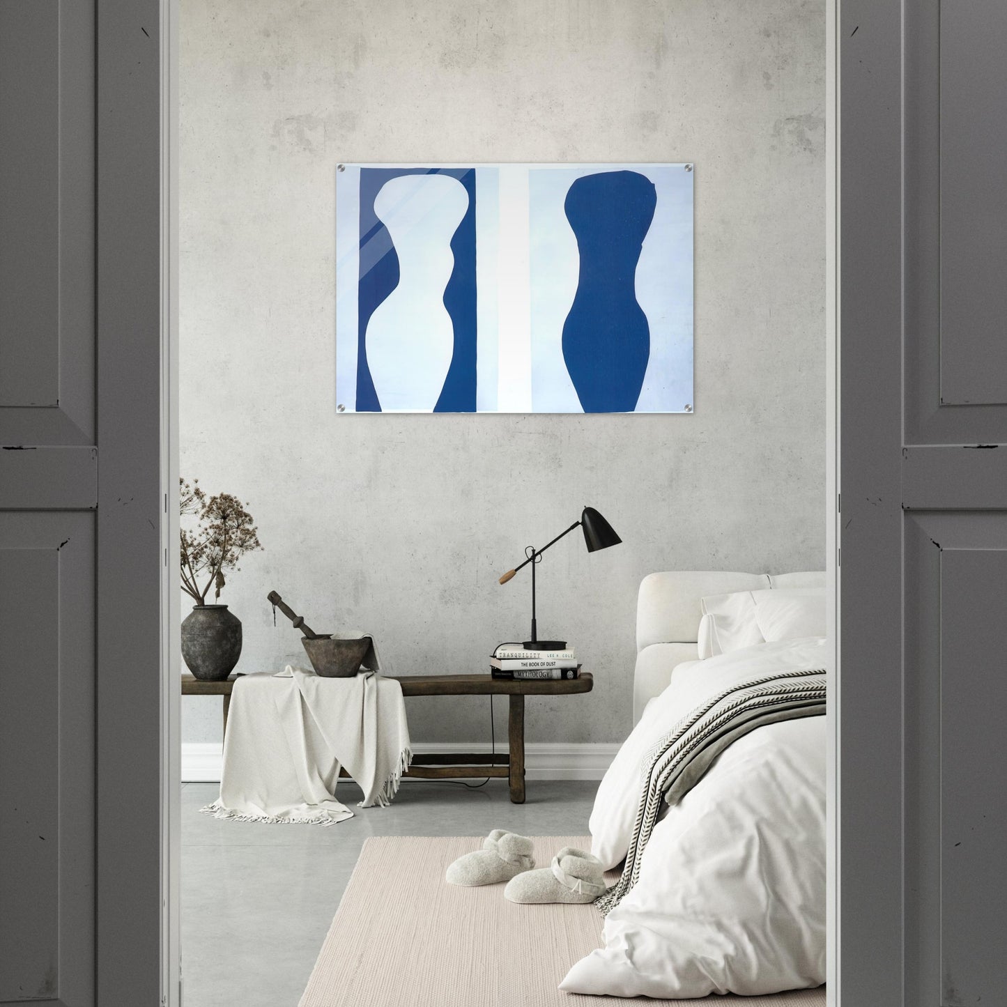 WHITE TORSO AND BLUE TORSO 1944 - Henri Matisse Acrylic Print - 70x100 cm / 28x40″ inches