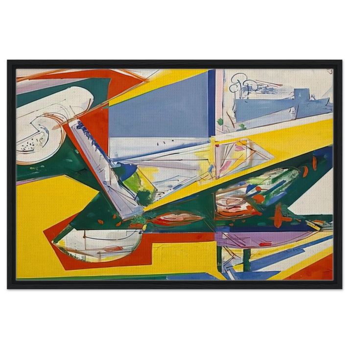 The Window - Hans Hofmann Framed Canvas Print