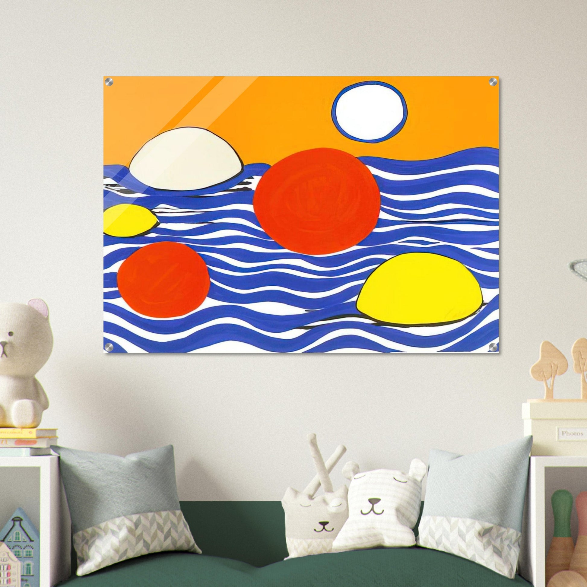 WAVES 1973 - Alexander Calder Acrylic Print - 70x100 cm / 28x40″ inches