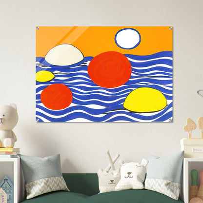 WAVES 1973 - Alexander Calder Acrylic Print - 70x100 cm / 28x40″ inches