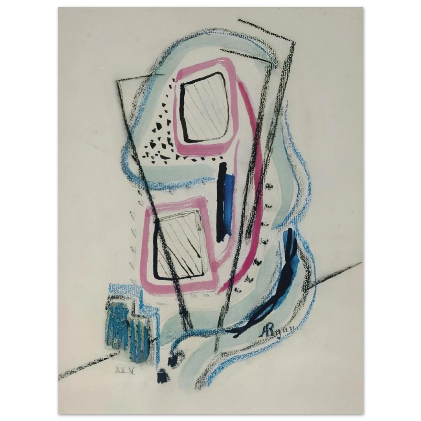 Anne Ryan - XXV - 1940  75x100 cm / 30x40inches Fine Art Poster