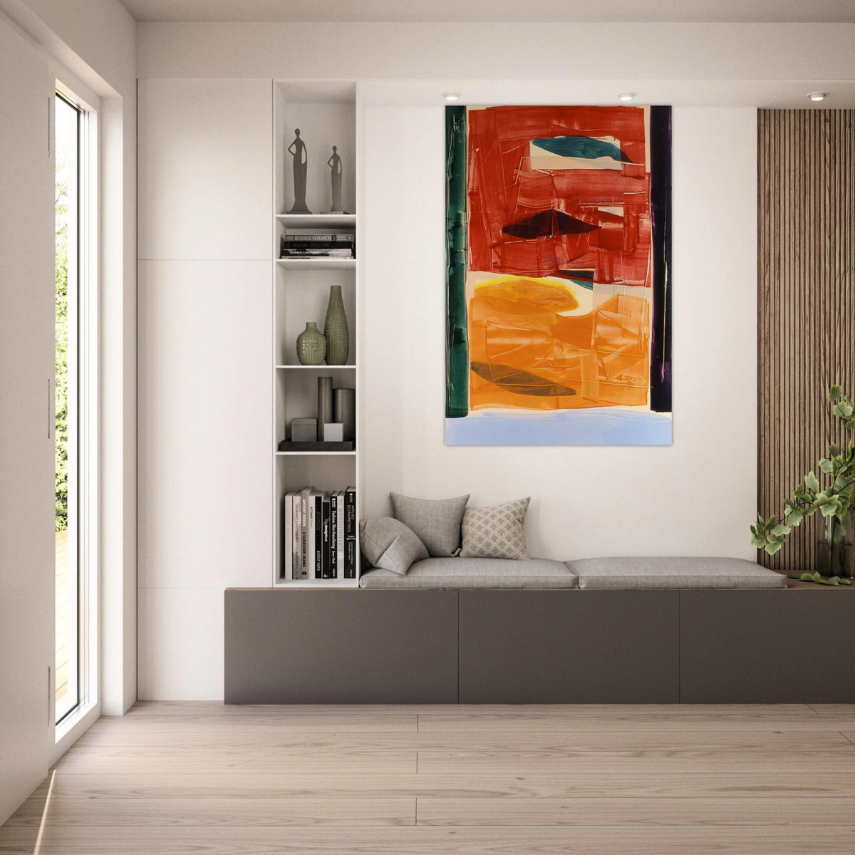 Circe's Palace - 1982 - Ronnie Landfield Art Prints - 100x150 cm / 40x60″ inches | Ronnie Landfield Poster | Ronnie Landfield Prints