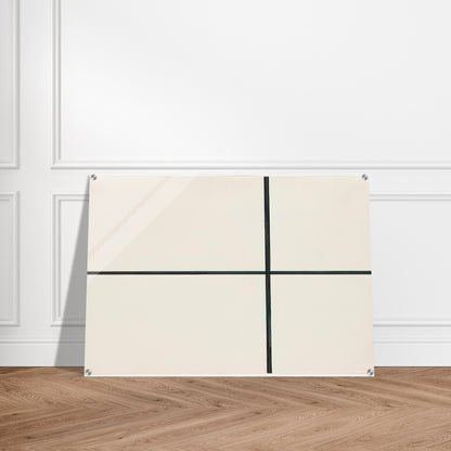 Horizontal and Vertical Lines - Ellsworth Kelly Acrylic Print - 70x100 cm / 28x40″ inches
