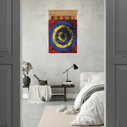 TARGET WITH FOUR FACES ULAE 55 1968 - Jasper Johns Brushed Aluminum Print - 70x100 cm / 28x40 inches | Jasper Johns Aluminum Print | Jasper Johns Prints