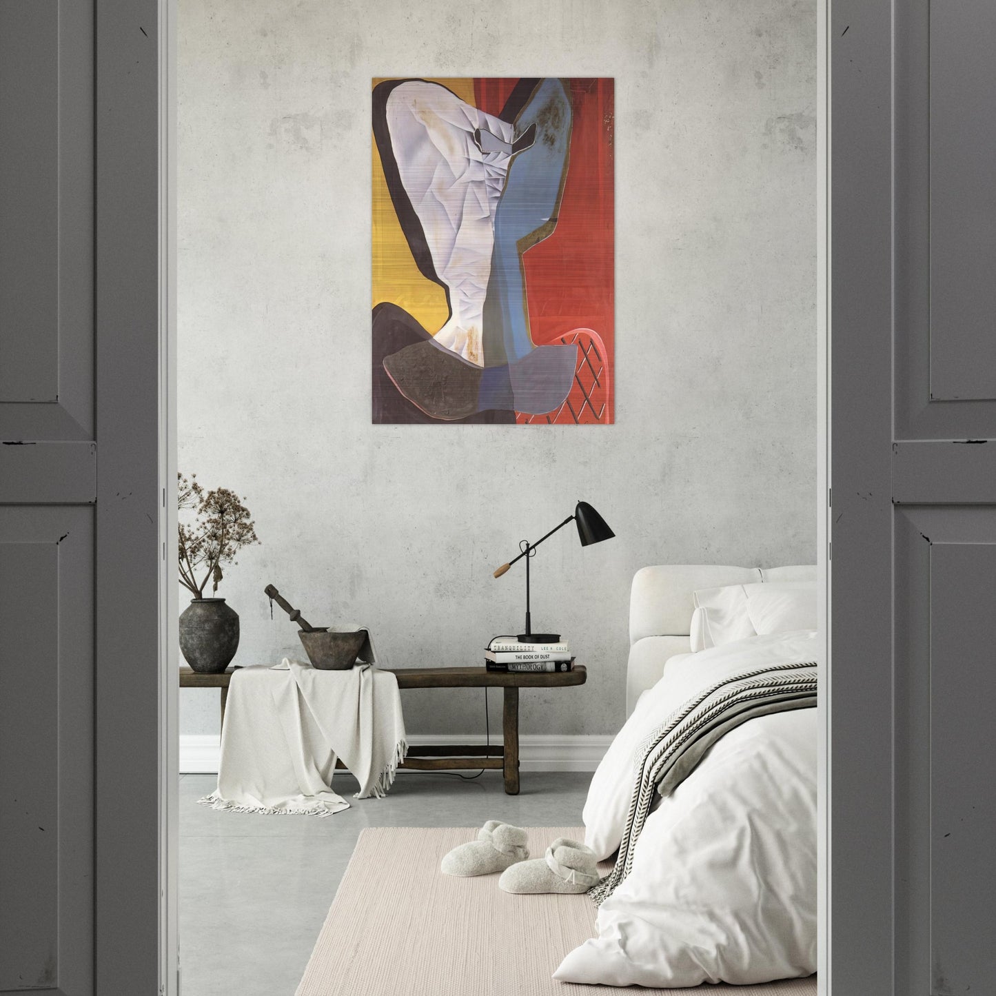 HARLEQUIN 1927 - Salvador Dali Brushed Aluminum Print - 70x100 cm / 28x40 inches | Salvador Dali Aluminum Print | Salvador Dali Prints