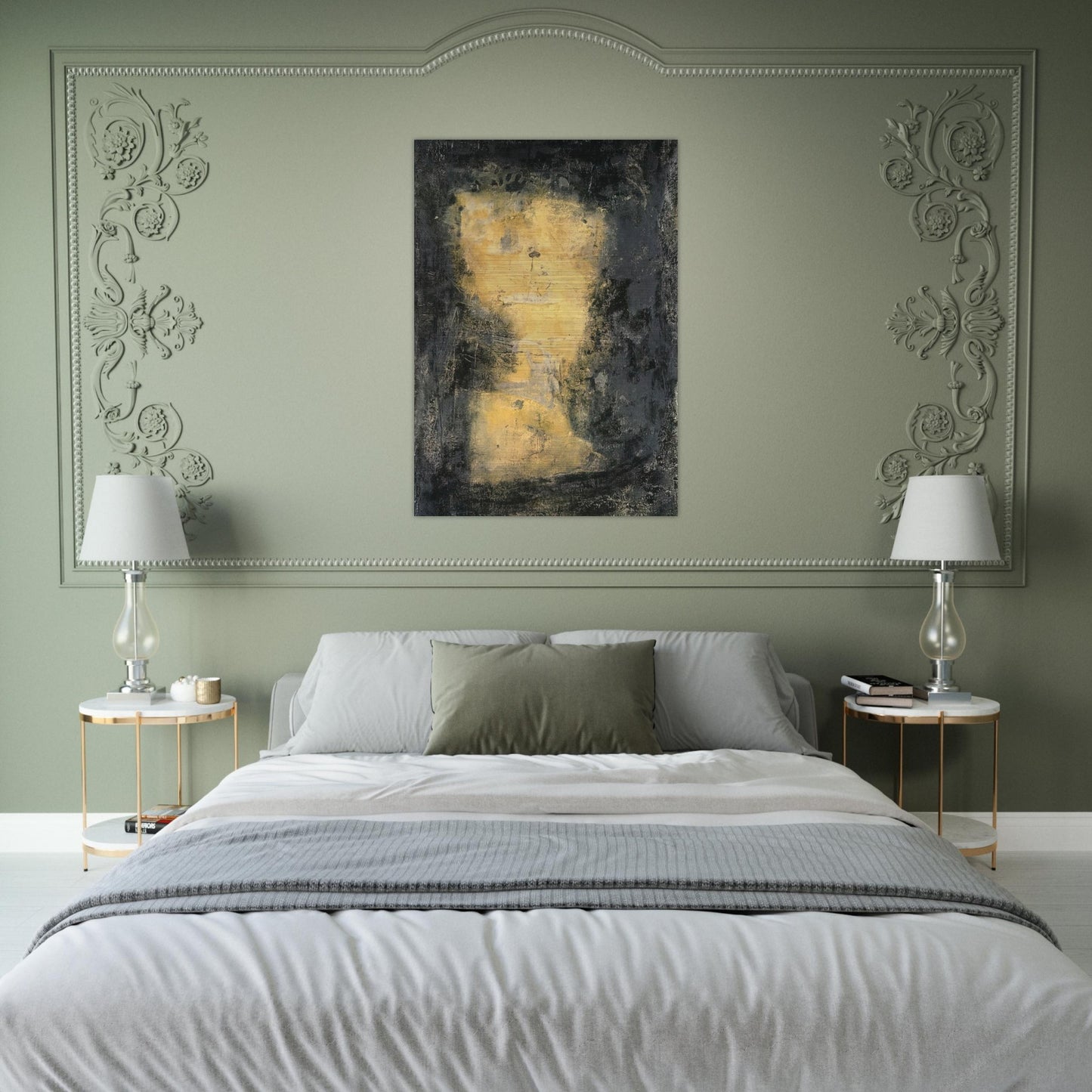 Bolo - Tachisme - Emil Schumacher Brushed Aluminum Print - 70x100 cm / 28x40 inches | Emil Schumacher Aluminum Print | Emil Schumacher Prints