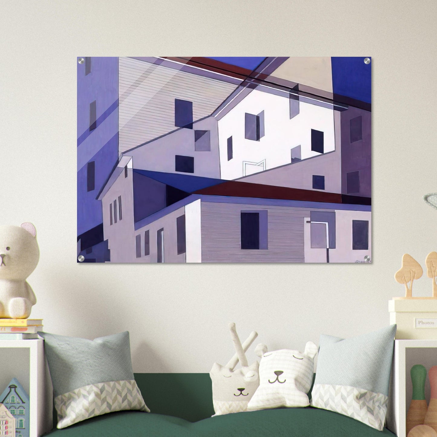 On A Shaker Theme #2 - Precisionism - Charles Sheeler Acrylic Print - 70x100 cm / 28x40″ inches