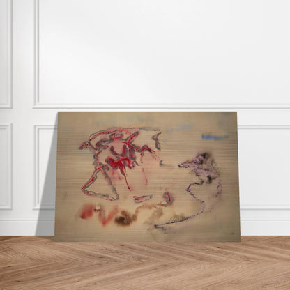 Untitled - 1957 - 1958 France - Henri Michaux Brushed Aluminum Print - 70x100 cm / 28x40 inches | Henri Michaux Aluminum Print | Henri Michaux Prints