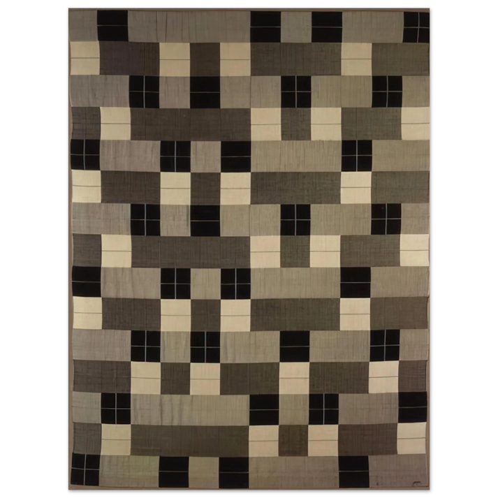 Anni Albers - BLACK WHITE GRAY 1964  75x100 cm / 30x40inches Fine Art Poster