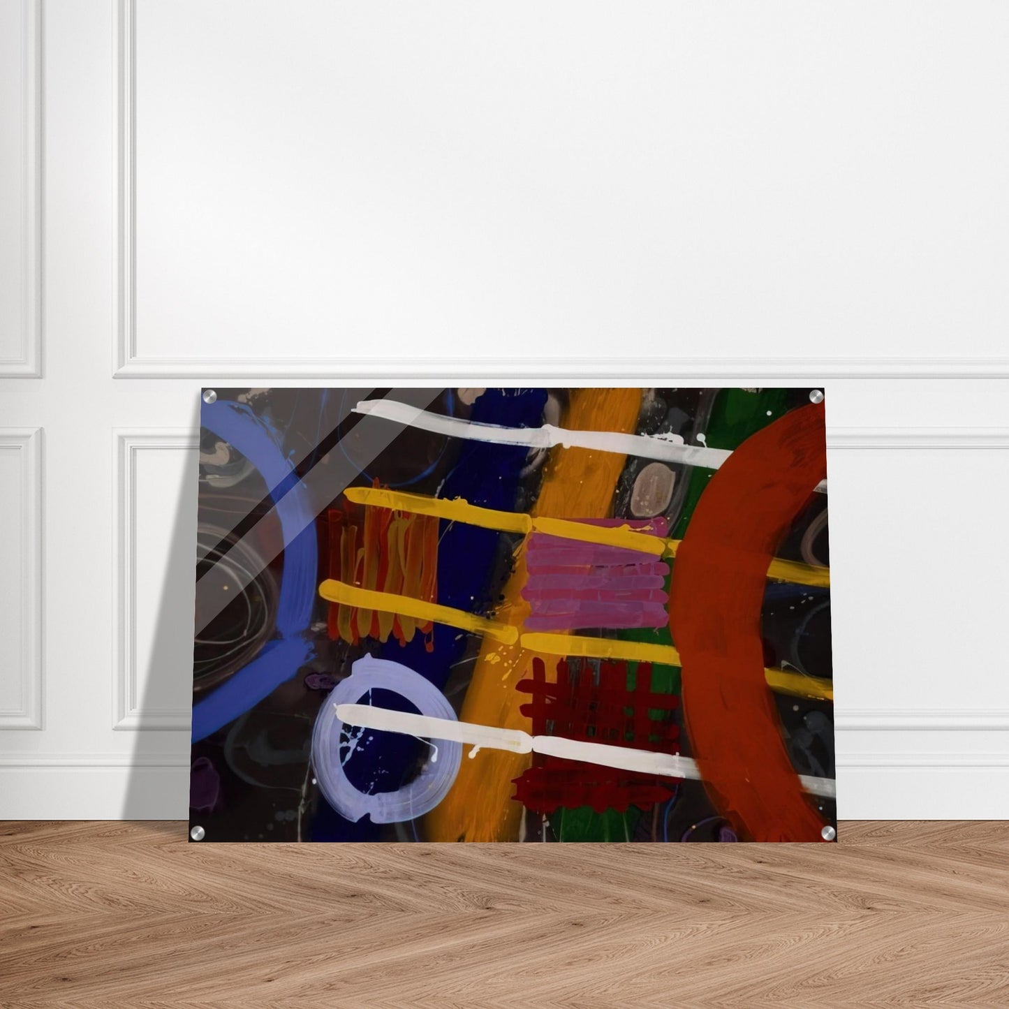 Buchanan - 1987 - Albert Irvin Acrylic Print - 70x100 cm / 28x40″ inches