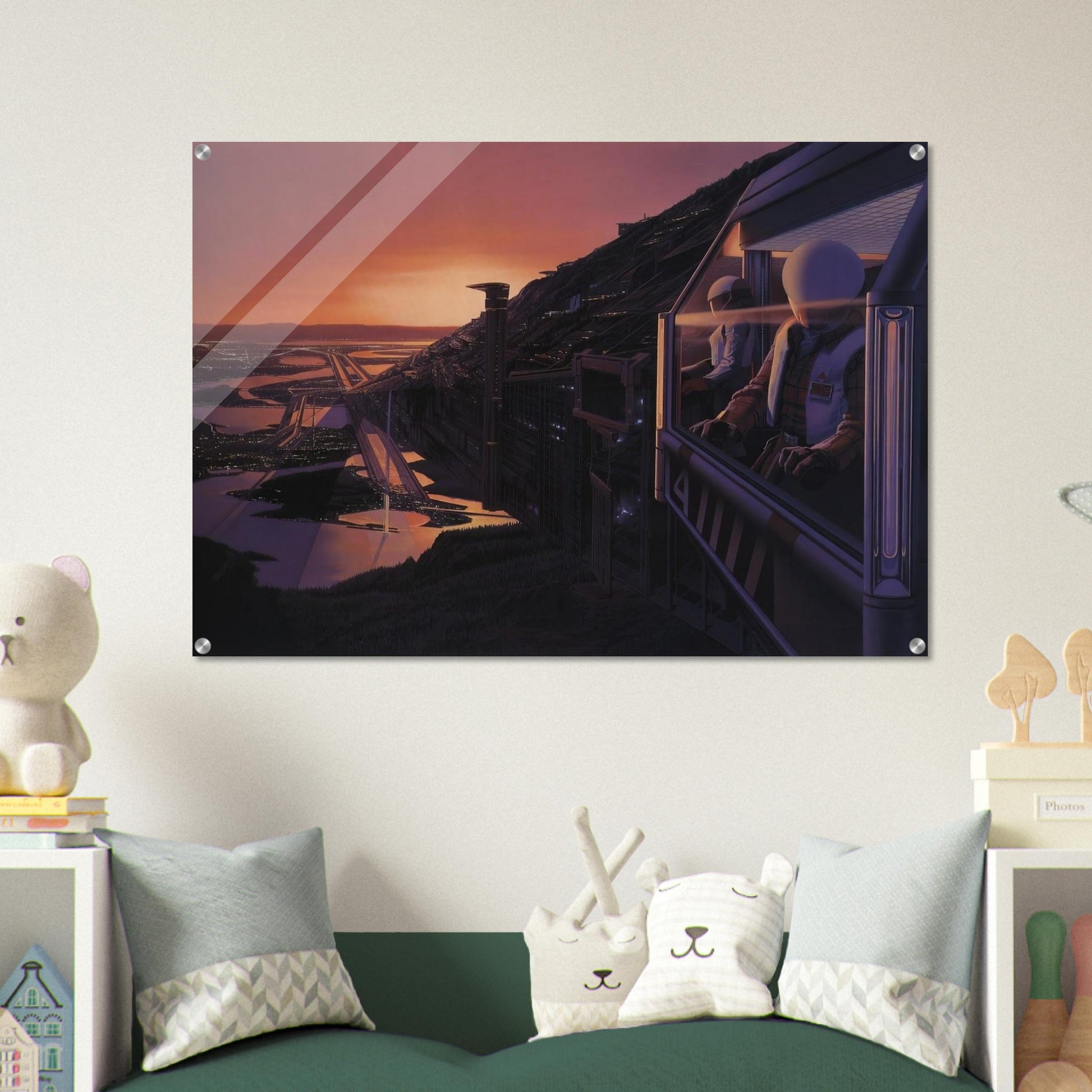 Syd Mead - Syd Mead Acrylic Print - 70x100 cm / 28x40″ inches | Syd Mead Wall Art | Syd Mead Prints