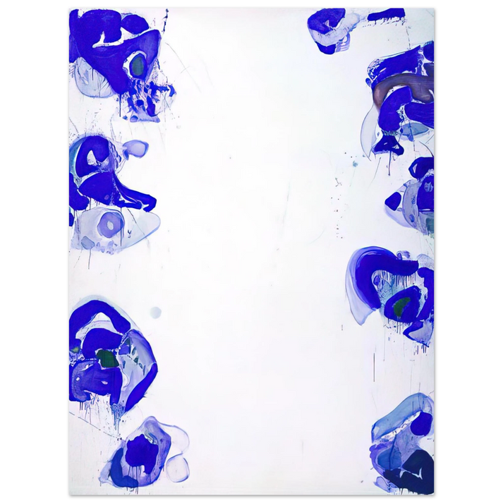 Sam Francis - Blue Balls  75x100 cm / 30x40inches Fine Art Poster