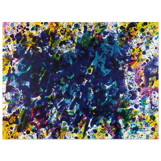 Sam Francis - Coral Marine  75x100 cm / 30x40inches Fine Art Poster