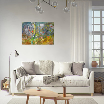 ATLAS DE MEDICATION - Roberto Matta Brushed Aluminum Print - 70x100 cm / 28x40 inches | Roberto Matta Aluminum Print | Roberto Matta Prints
