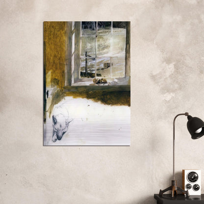 GROUNDHOG DAY 3 - Andrew Wyeth Brushed Aluminum Print - 70x100 cm / 28x40 inches | Andrew Wyeth Aluminum Print | Andrew Wyeth Prints