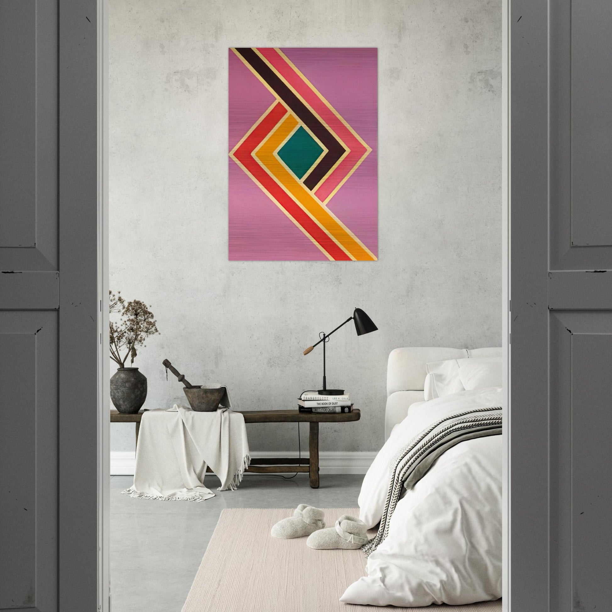 Comet I - Sam Gilliam Brushed Aluminum Print - 70x100 cm / 28x40 inches | Sam Gilliam Aluminum Print | Sam Gilliam Prints