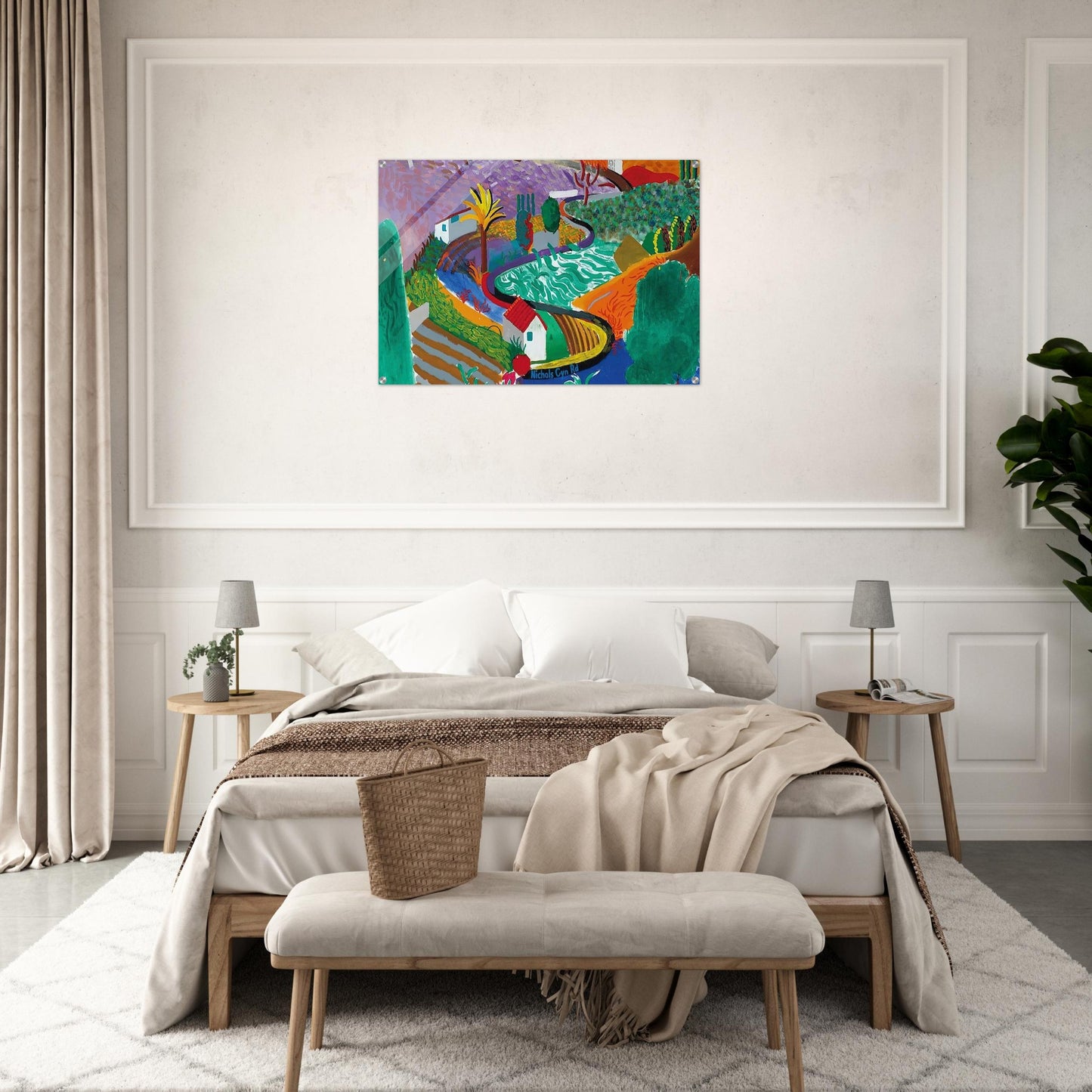 David Hockney - David Hockney Acrylic Print - 70x100 cm / 28x40″ inches | David Hockney Wall Art | David Hockney Prints